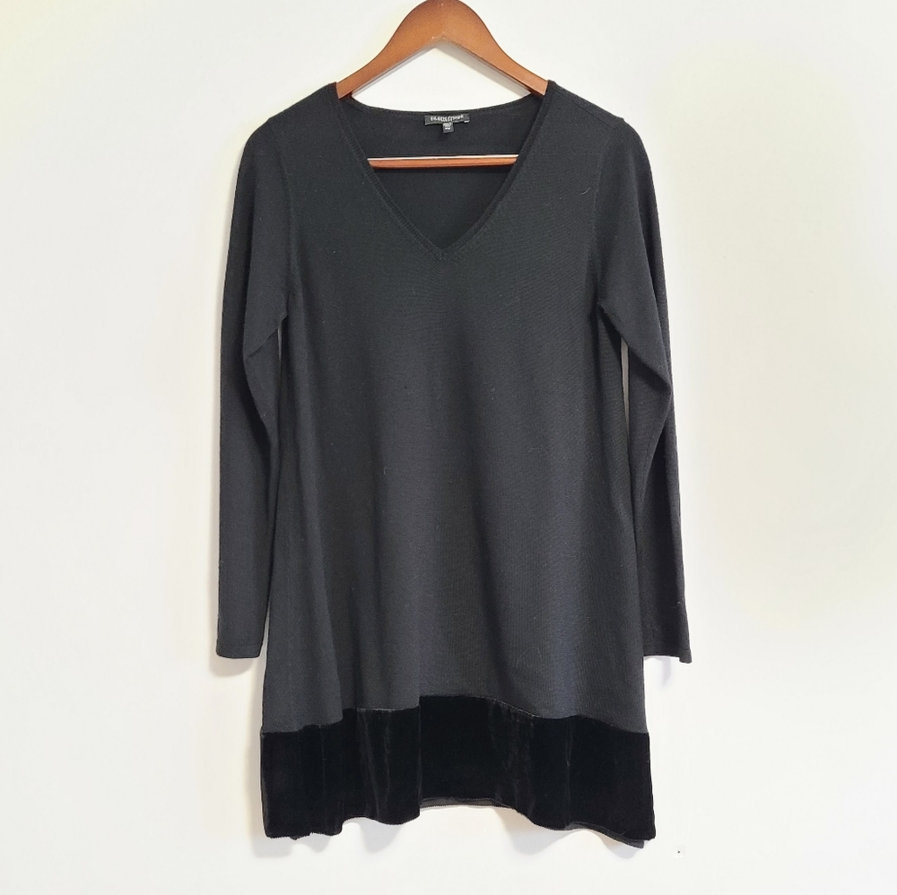 Eileen fisher long line merino wool sweater